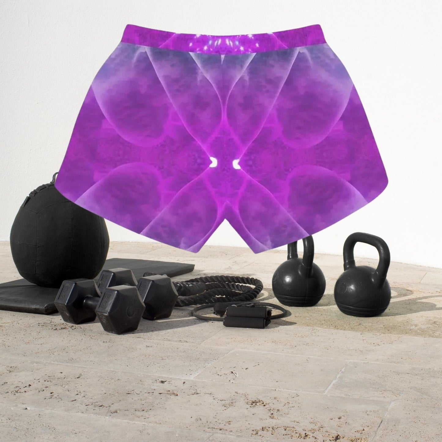 "Aurora Flow" Gradient Athletic Shorts | Iron Phoenix GHG