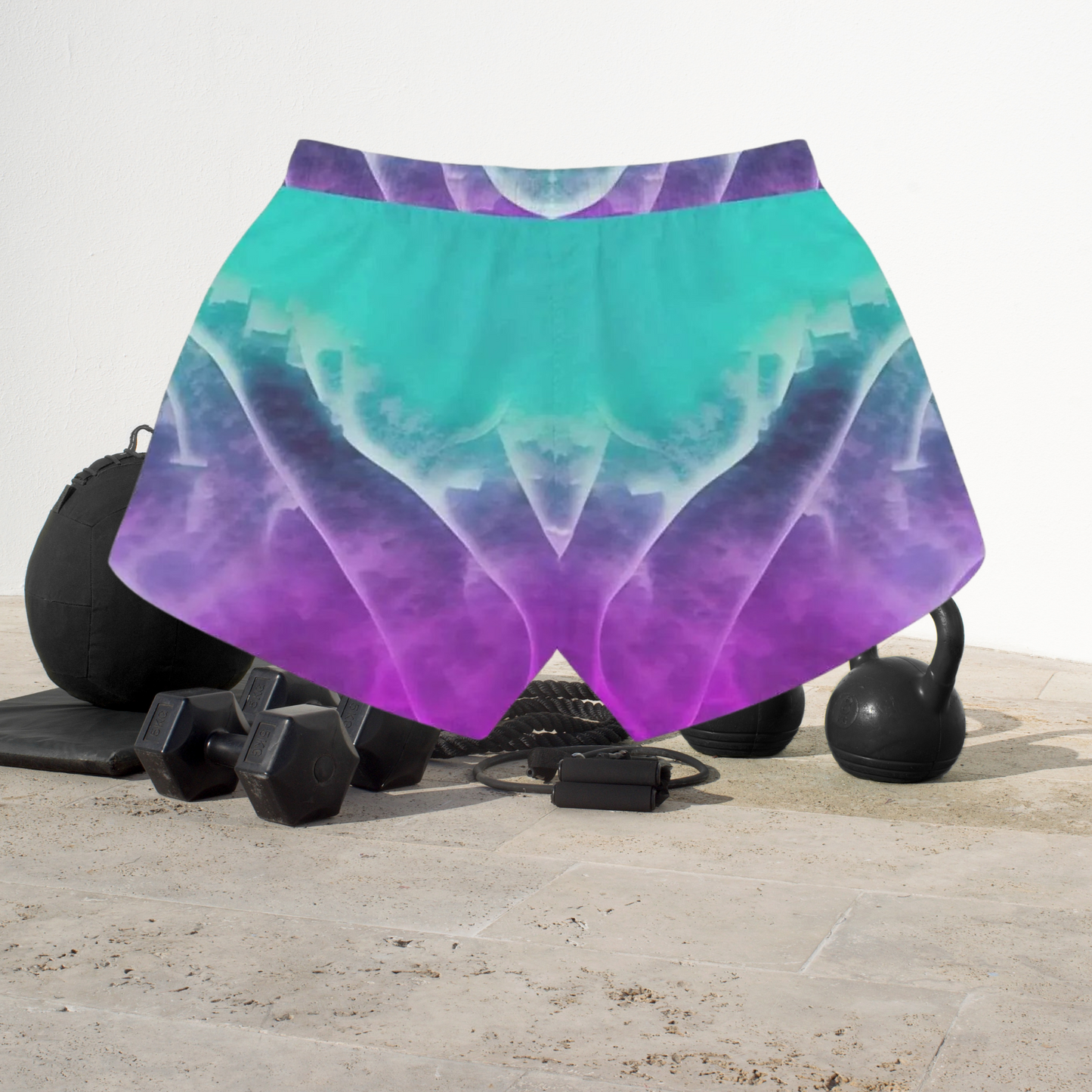"Ethereal Cloud" Abstract Athletic Shorts| Iron Phoenix GHG