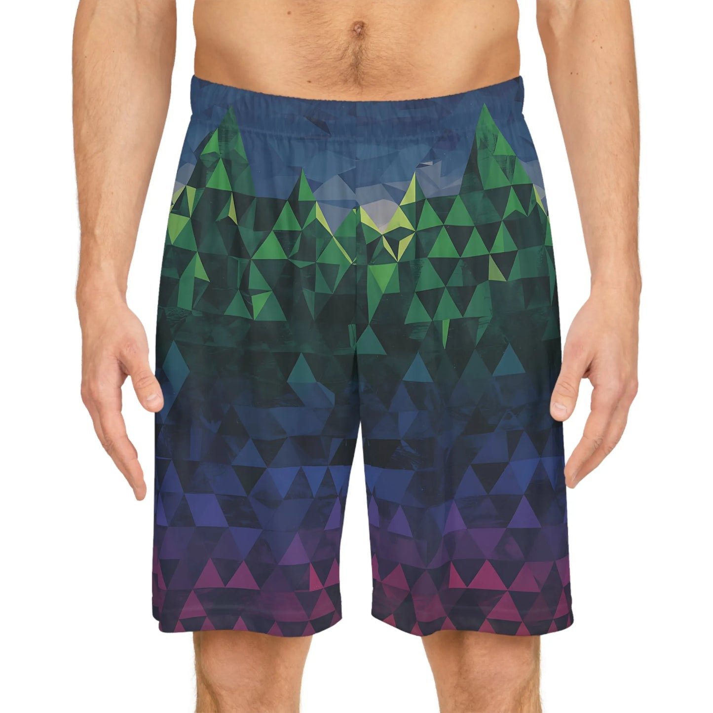 Geometric Basketball Shorts for Sports Enthusiasts, Athletic Wear, Active Lifestyle, Gym Gear, Summer Outfits, Gift for Basketball Lovers