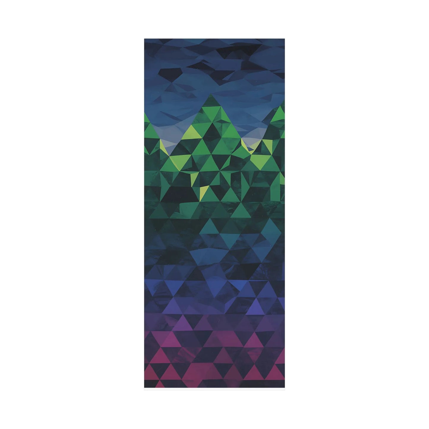 Abstract Mountain Matte Vertical Poster 2025 - Iron Phoenix GHG