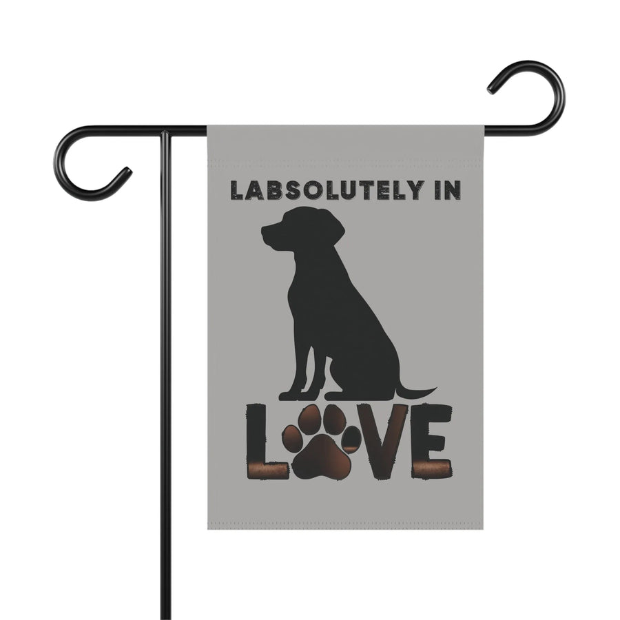 Labrador Retriever Garden Banner - Adorable Dog Design Outdoor Decor - Iron Phoenix GHG