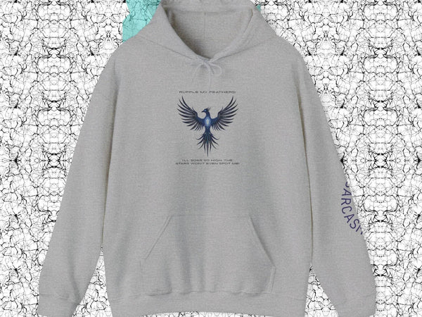 Iron phoenix GHG attitude Hoodie - Unisex Heavy Blend⢠- Iron Phoenix GHG