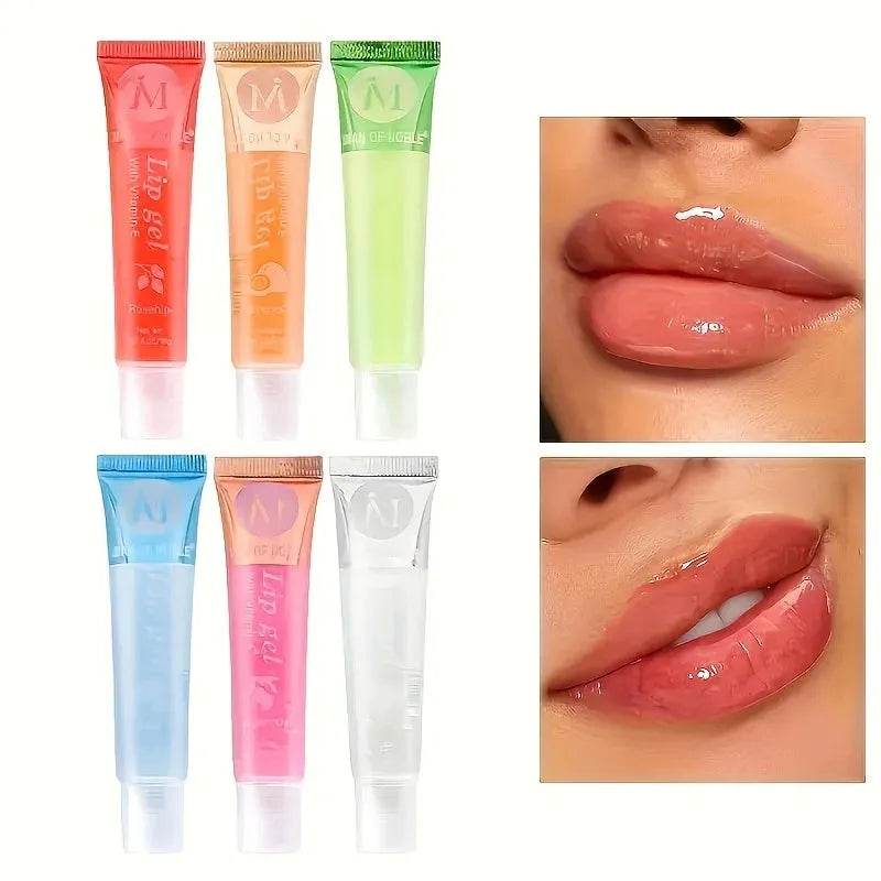 6Pcs Moisturizing Lip Gloss Set 18g (by GlowLuxe) Eco 2025 - Iron Phoenix GHG