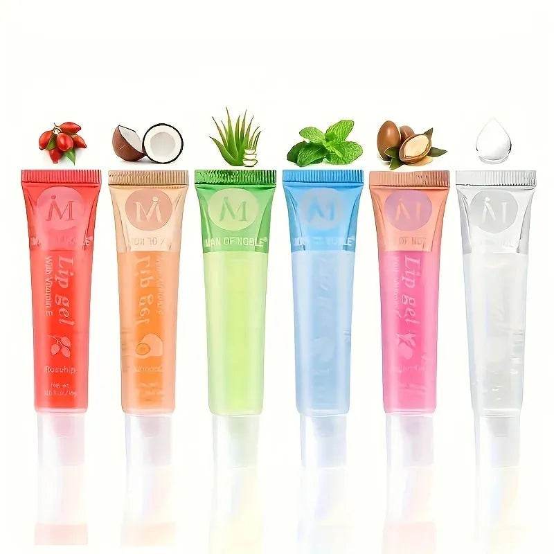 6Pcs Moisturizing Lip Gloss Set 18g (by GlowLuxe) Eco 2025 - Iron Phoenix GHG