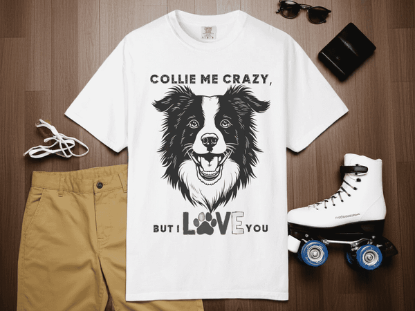 Collie T-shirt - Eco-Friendly Gaming Comfort Tee - Iron Phoenix GHG