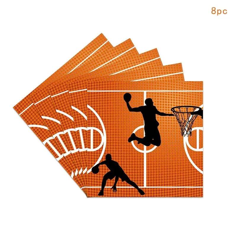 Tableware Set - Basketball Eco Plates & Cups - Iron Phoenix GHG