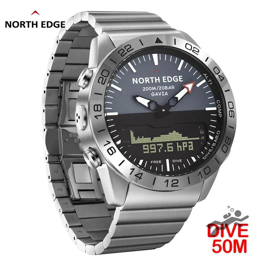 NORTH EDGE Gavia 2 Dive Watch Iron Phoenix GHG 2025 - Iron Phoenix GHG