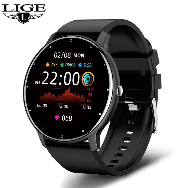 Smart Watch - Eco LIGE 2025 1.28" IP67 Fitness - Iron Phoenix GHG