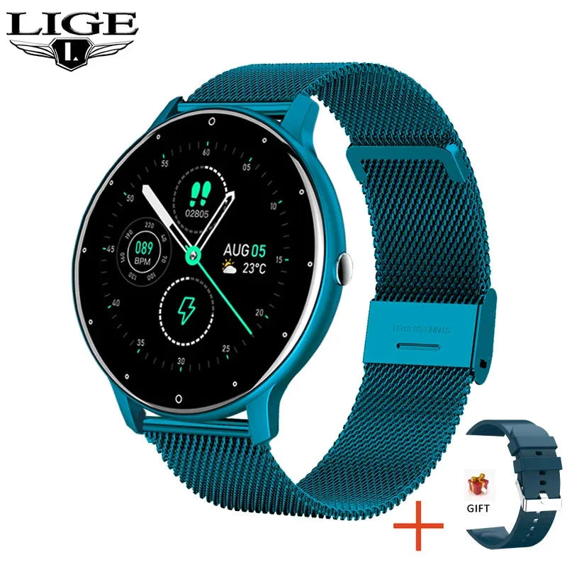 Smart Watch - Eco LIGE 2025 1.28" IP67 Fitness - Iron Phoenix GHG