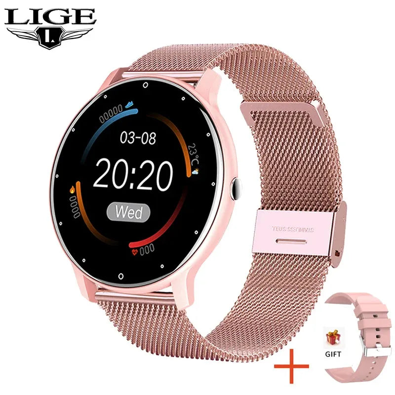 Smart Watch - Eco LIGE 2025 1.28" IP67 Fitness - Iron Phoenix GHG