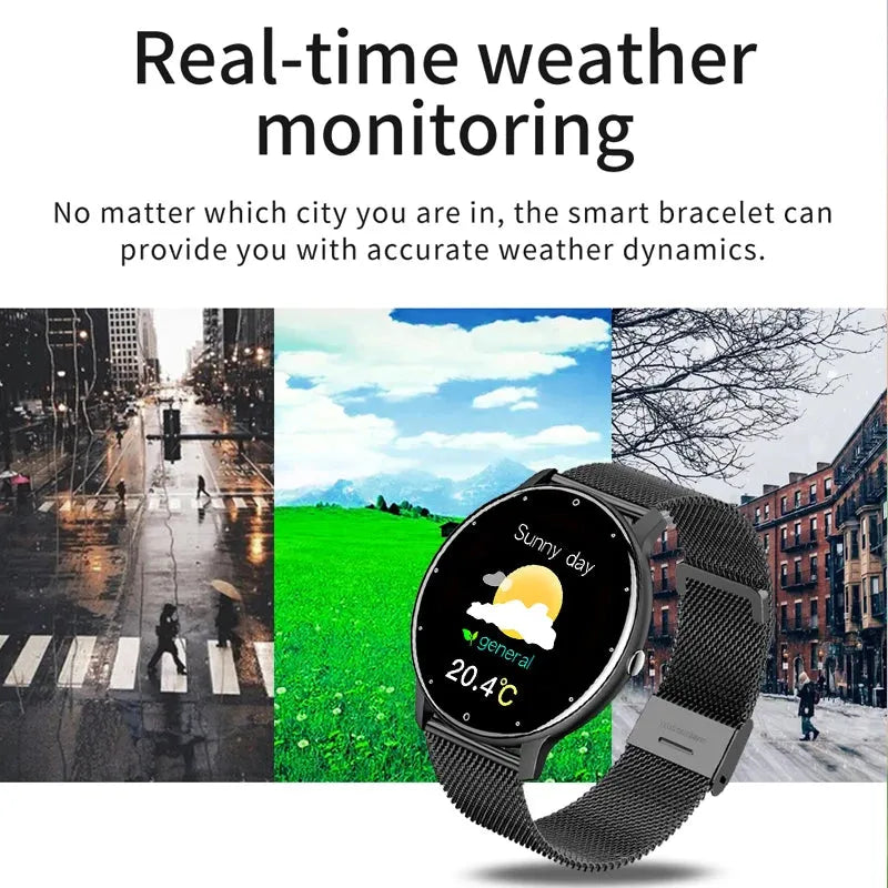 Smart Watch - Eco LIGE 2025 1.28" IP67 Fitness - Iron Phoenix GHG