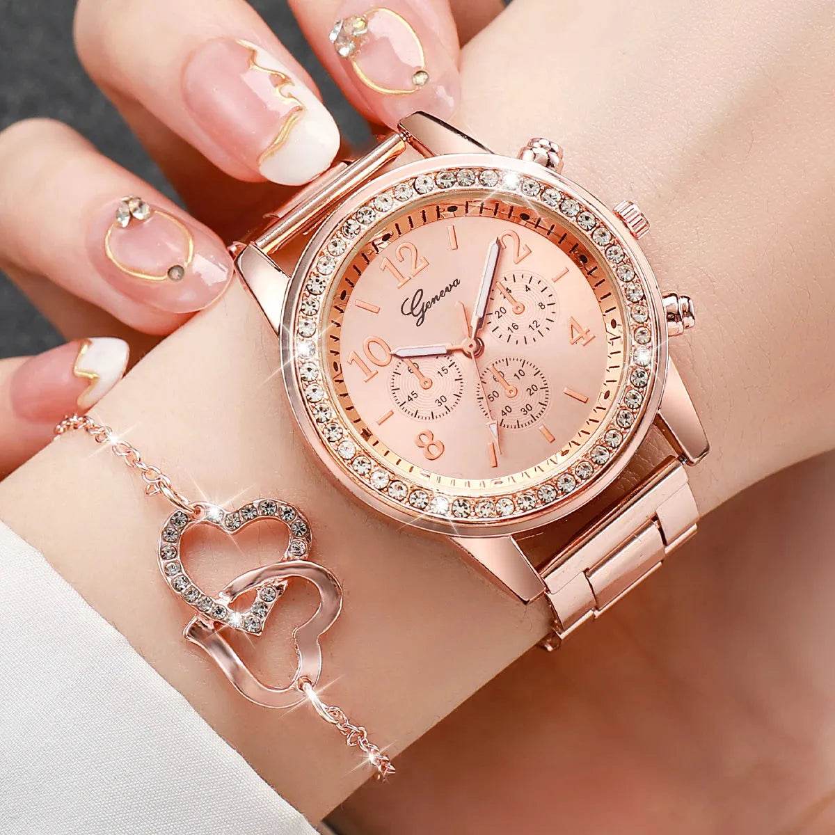 Women's Chic Jewelry Watch Set Iron Phoenix GHG 2025 - Iron Phoenix GHG