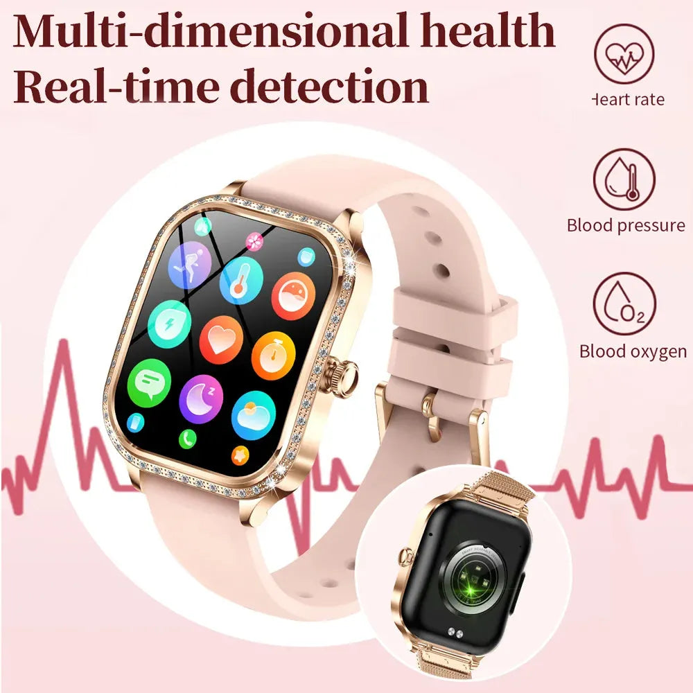 Smart Watch - Eco ChiBear 1.75" IP68 Fitness - Iron Phoenix GHG