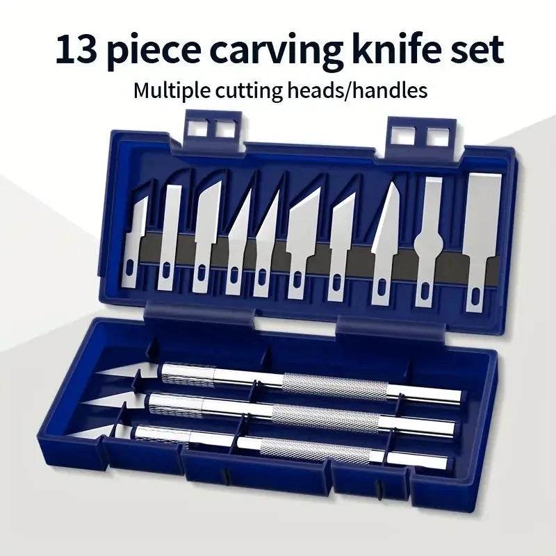 Metal Carving Knife Set 13pcs (by CraftEase) 2025 - Iron Phoenix GHG