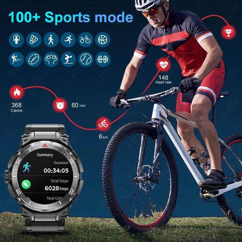 NFC Smart Watch with TWS Headset | 2-in-1 Design | Iron Phoenix GHG - Iron Phoenix GHG