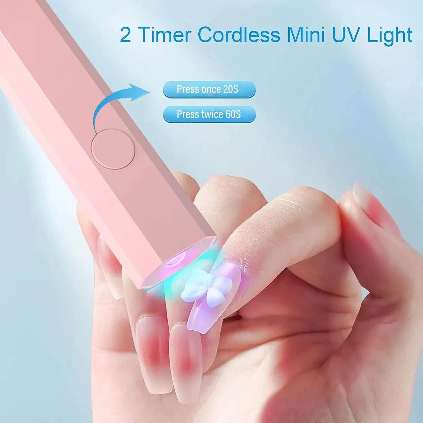 Handheld UV LED Nail Lamp (by YIKOOLIN) Eco 2025 - Iron Phoenix GHG