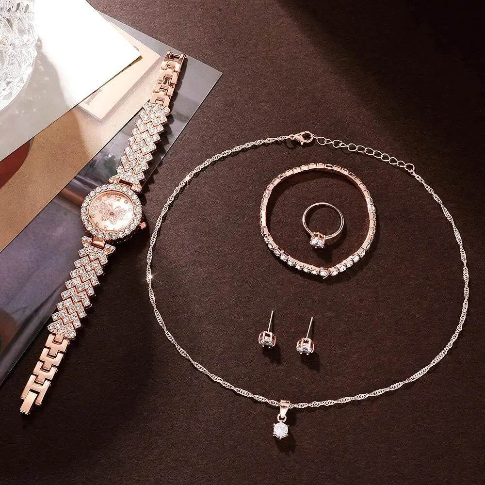 Luxe Rose Gold Jewelry Set Iron Phoenix GHG 2025 - Iron Phoenix GHG