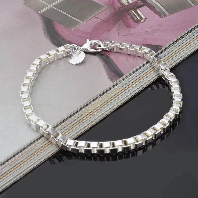 925 Sterling Silver Rope Bracelet 4mm (by SilverTwist) Eco 2025 - Iron Phoenix GHG