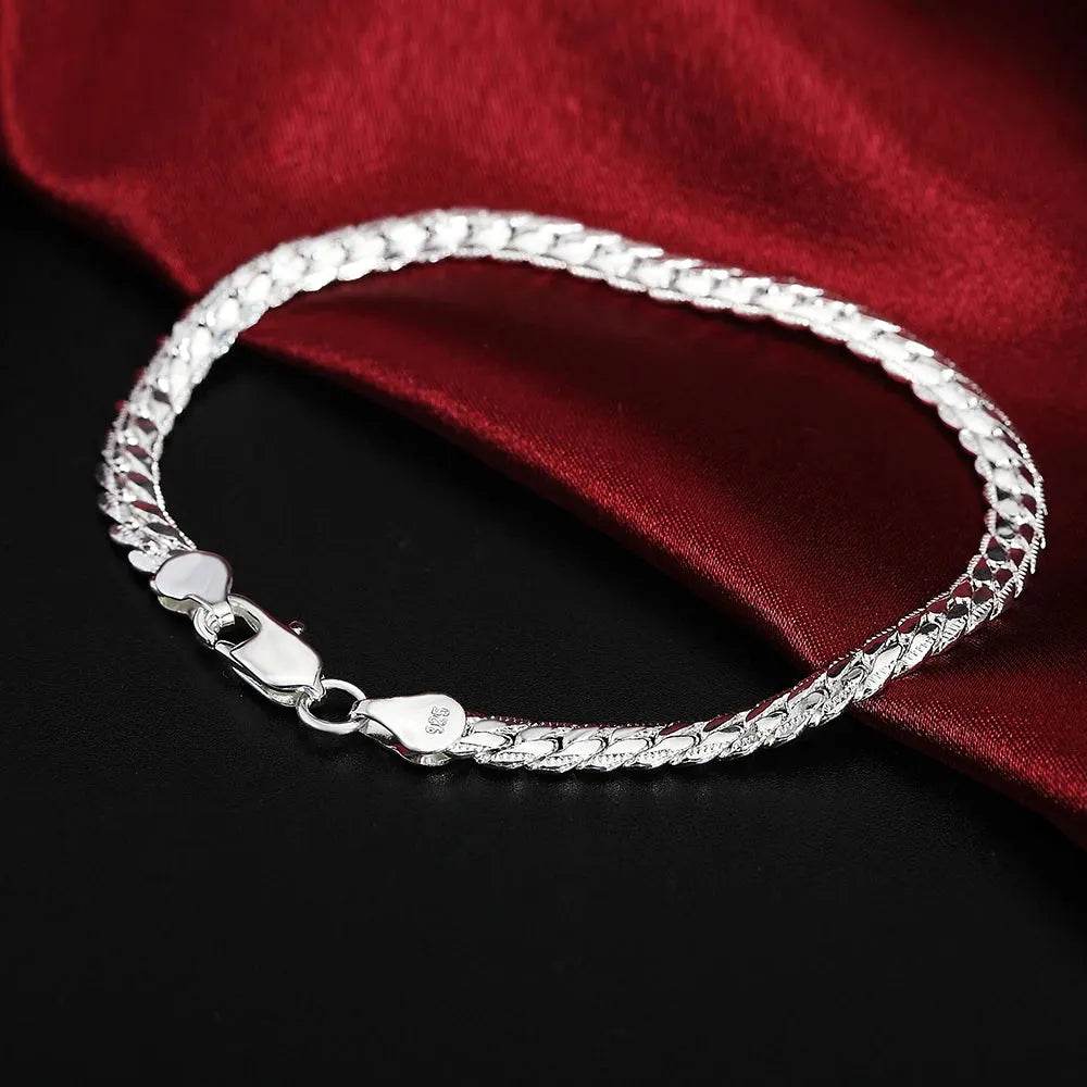 925 Sterling Silver Rope Bracelet 4mm (by SilverTwist) Eco 2025 - Iron Phoenix GHG