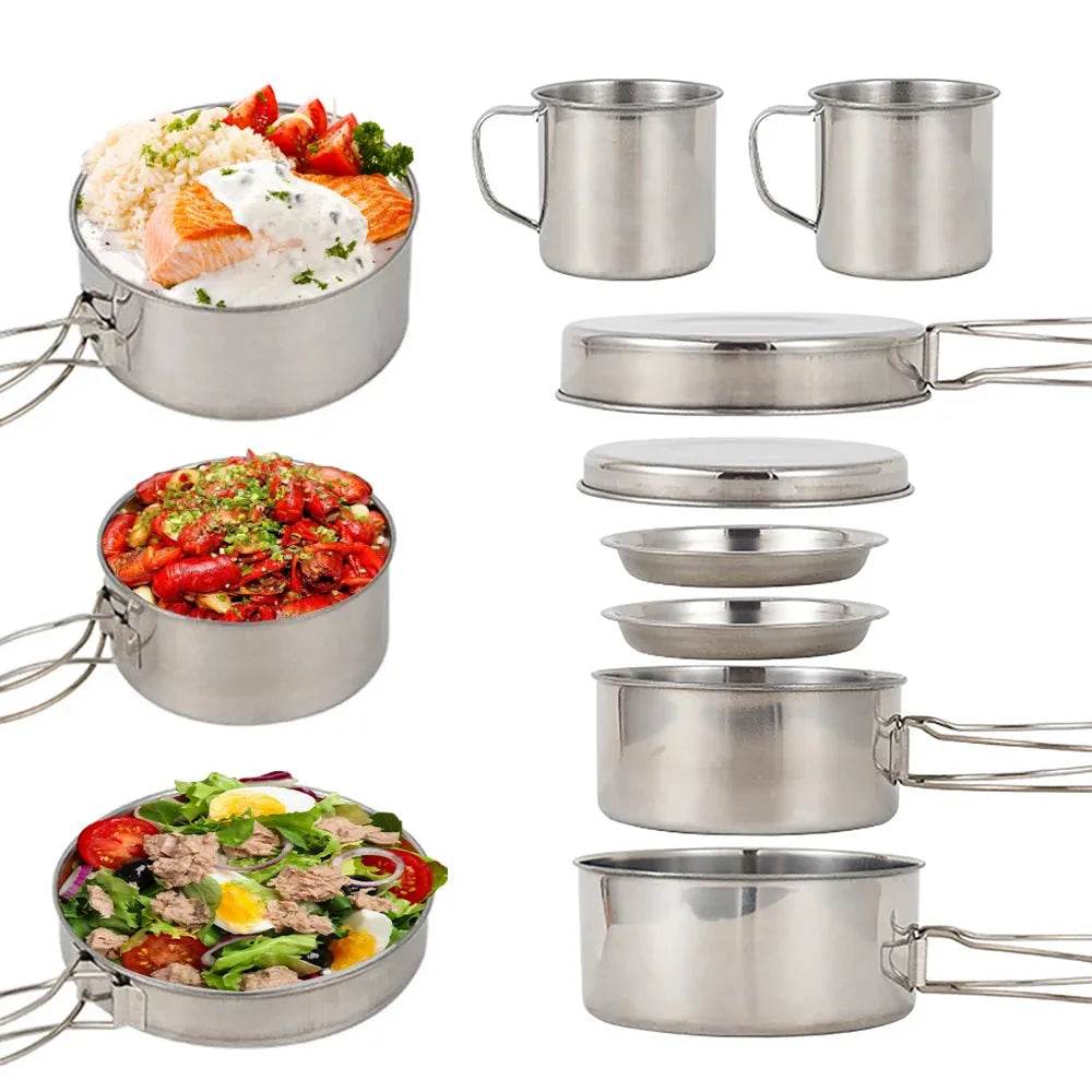Stainless Camping Cookware set Iron Phoenix GHG 2025 - Iron Phoenix GHG
