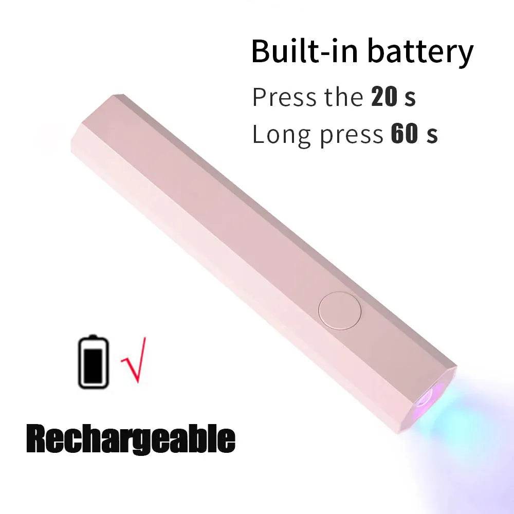 Handheld UV LED Nail Lamp (by YIKOOLIN) Eco 2025 - Iron Phoenix GHG
