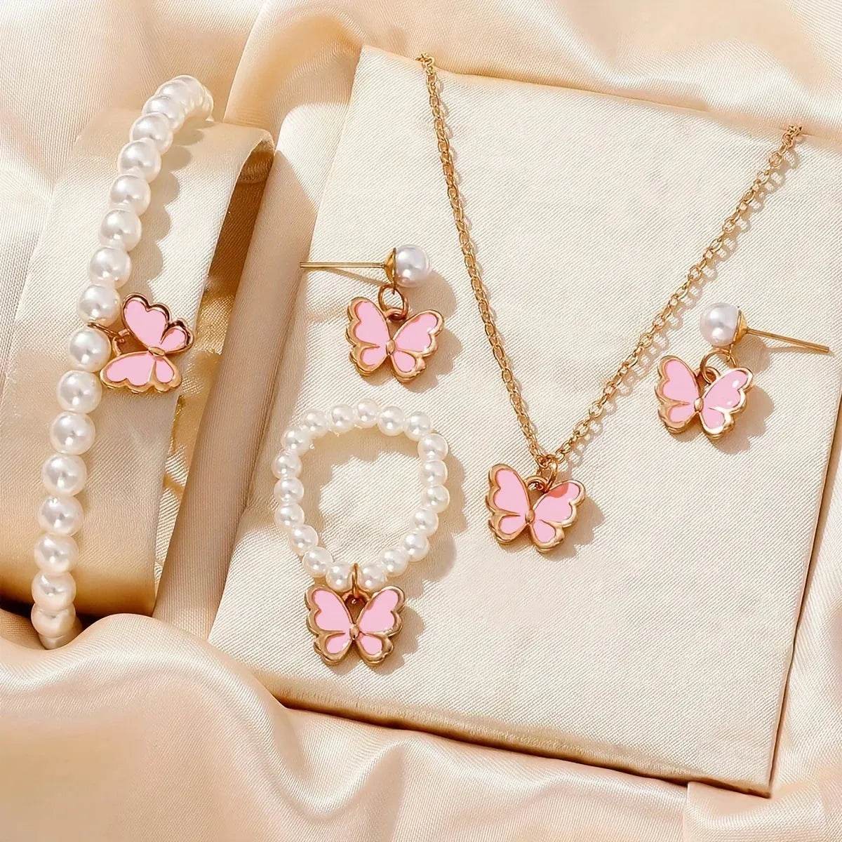 Five-Leaf Clover Jewelry Set (by FloraCharm) Eco 2025 - Iron Phoenix GHG