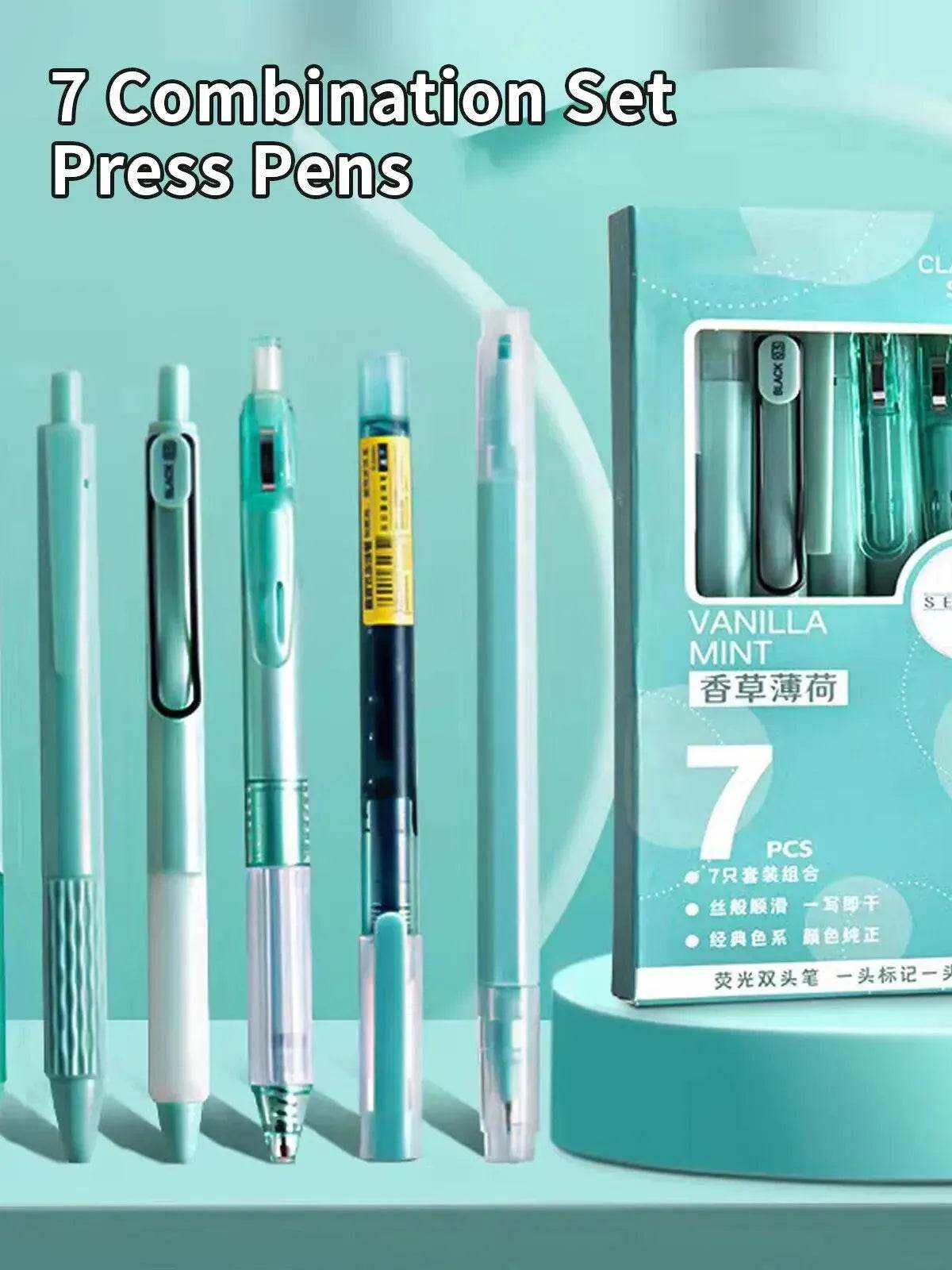 7pcs Gel Pen Set Boxed Press Iron Phoenix GHG 2025 - Iron Phoenix GHG