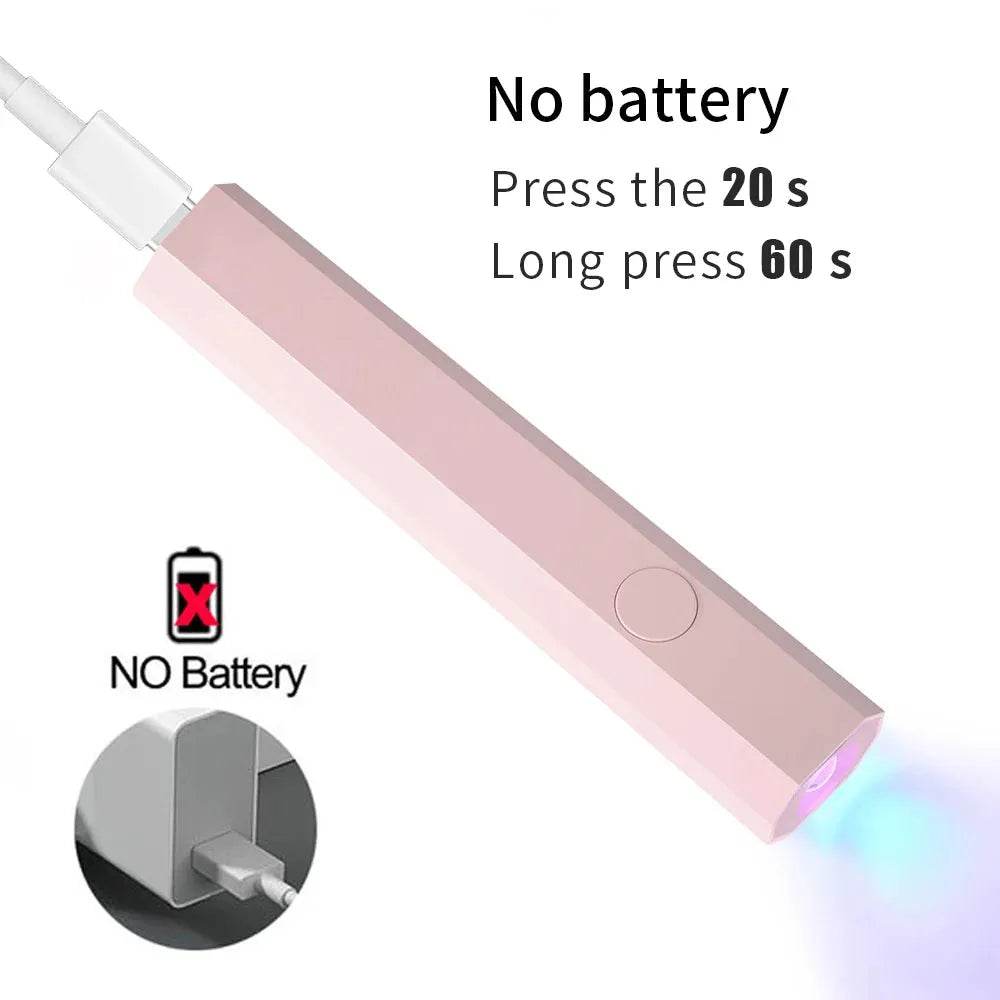 Handheld UV LED Nail Lamp (by YIKOOLIN) Eco 2025 - Iron Phoenix GHG