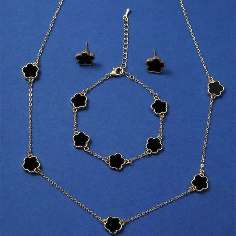 Five-Leaf Clover Jewelry Set (by FloraCharm) Eco 2025 - Iron Phoenix GHG