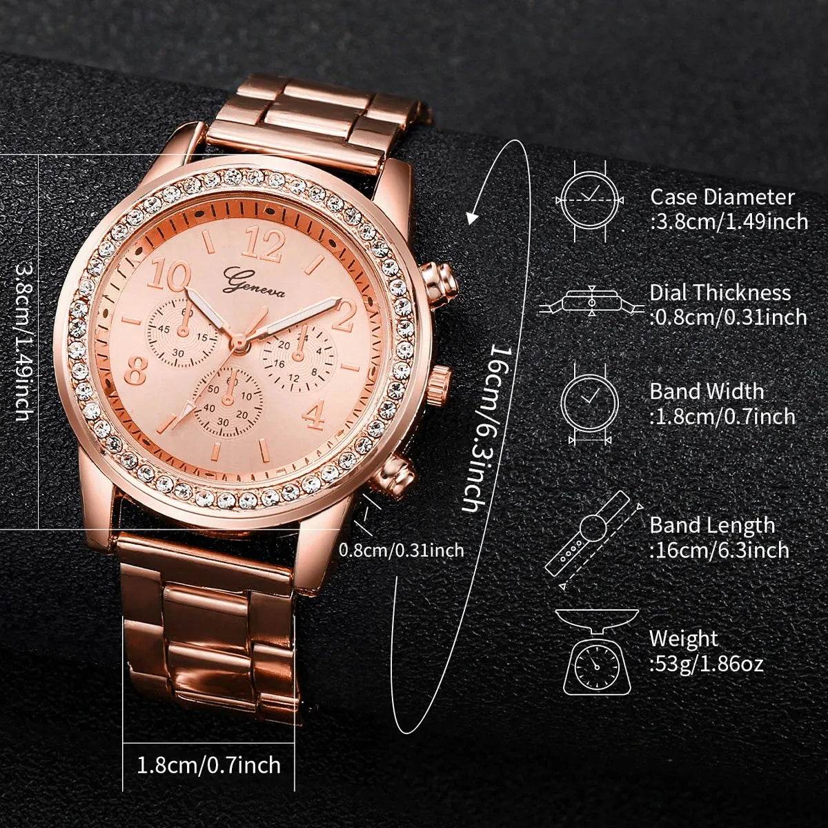 Women's Chic Jewelry Watch Set Iron Phoenix GHG 2025 - Iron Phoenix GHG