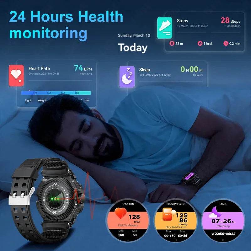 NFC Smart Watch with TWS Headset | 2-in-1 Design | Iron Phoenix GHG - Iron Phoenix GHG