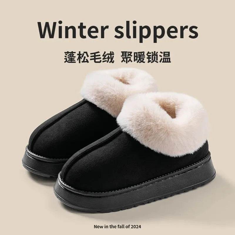 Plush Indoor Slippers-faux suede- Iron Phoenix GHG 2025 - Iron Phoenix GHG