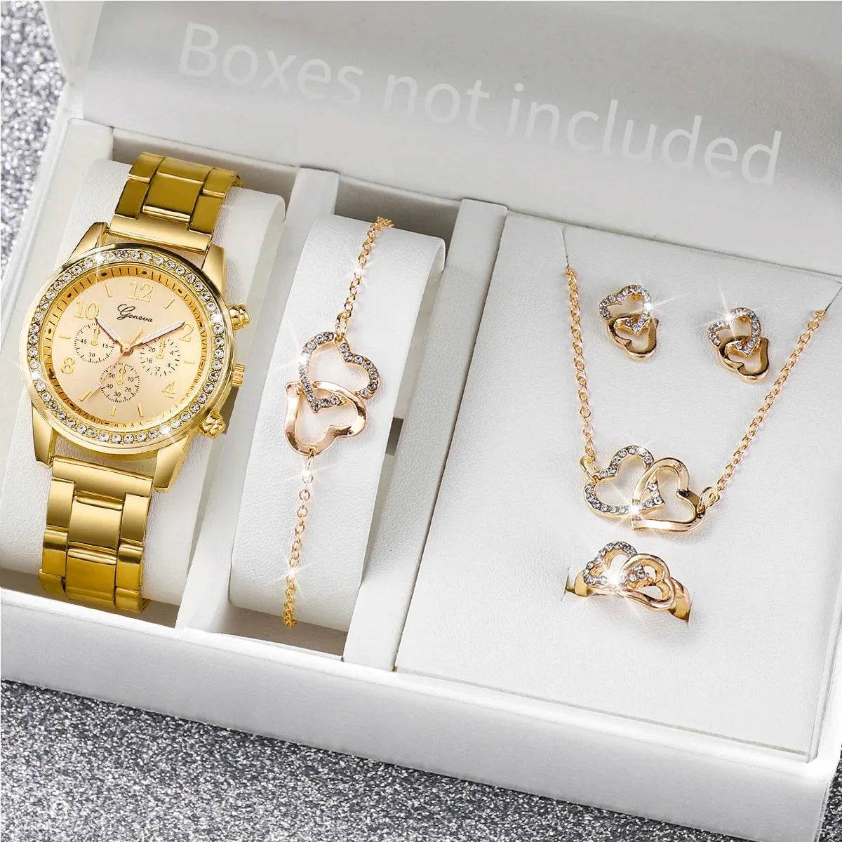 Women's Chic Jewelry Watch Set Iron Phoenix GHG 2025 - Iron Phoenix GHG