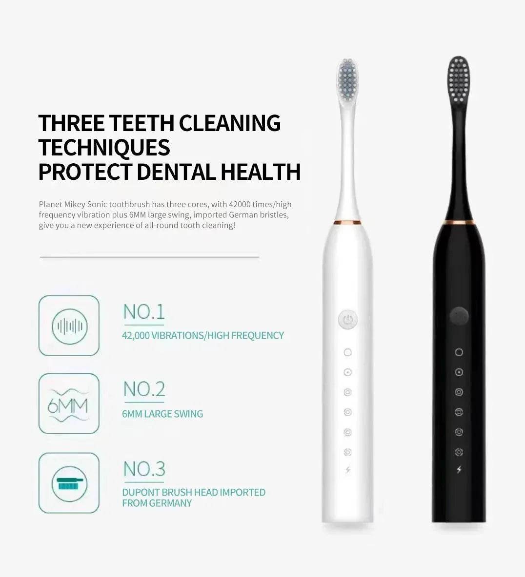 Sonic Electric Toothbrush 2025 - Iron Phoenix GHG
