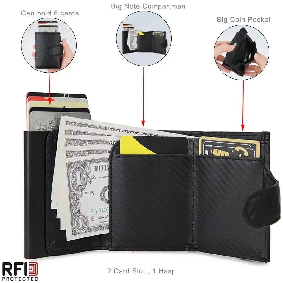 Trifold Wallet Slim Leather| 2025 - Iron Phoenix GHG