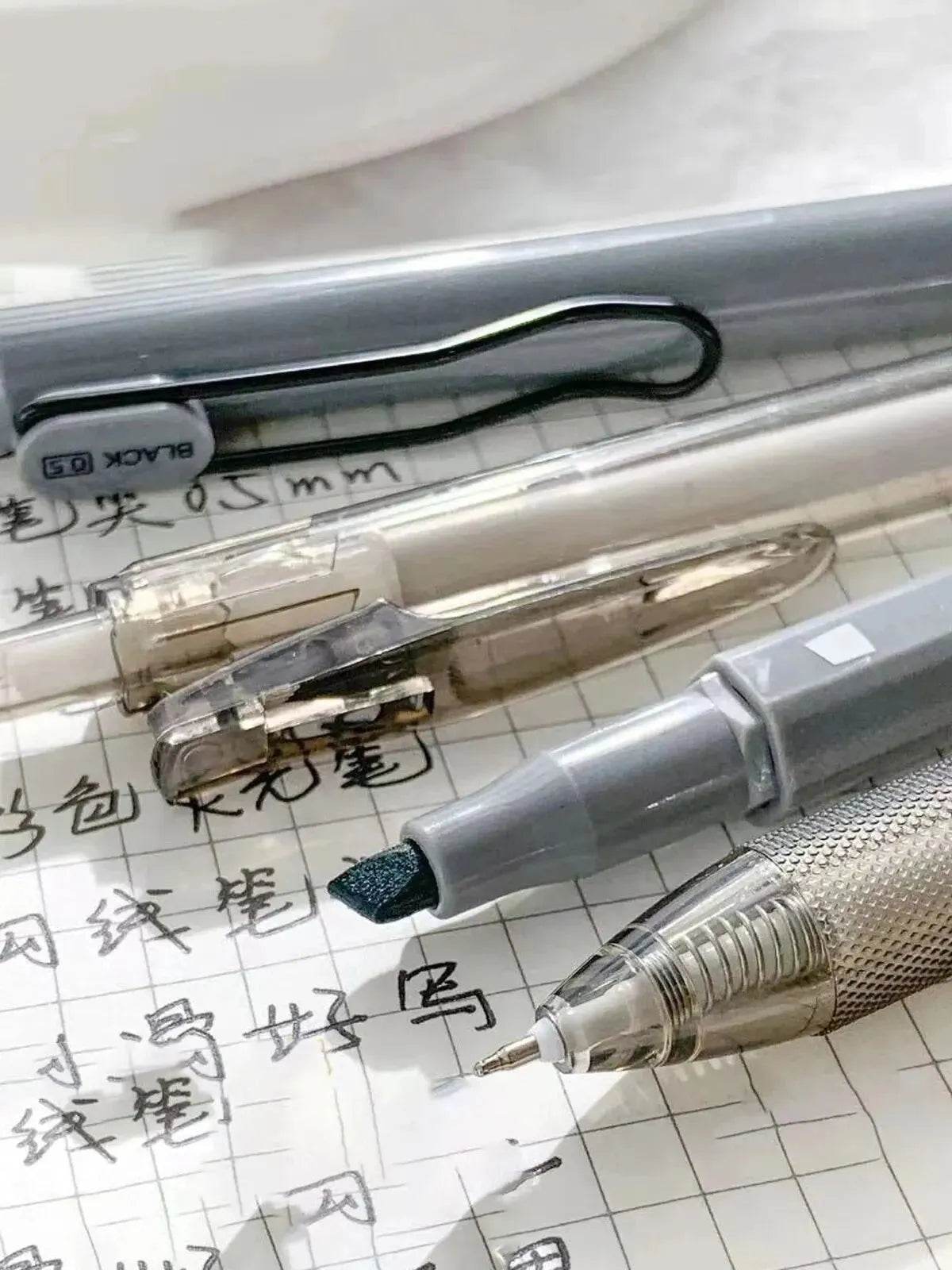7pcs Gel Pen Set Boxed Press Iron Phoenix GHG 2025 - Iron Phoenix GHG