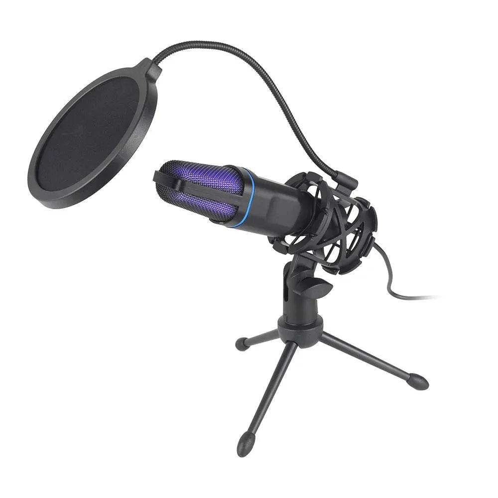 RGB Condenser Gaming Mic (by AOIEUUAI) Eco 2025 - Iron Phoenix GHG
