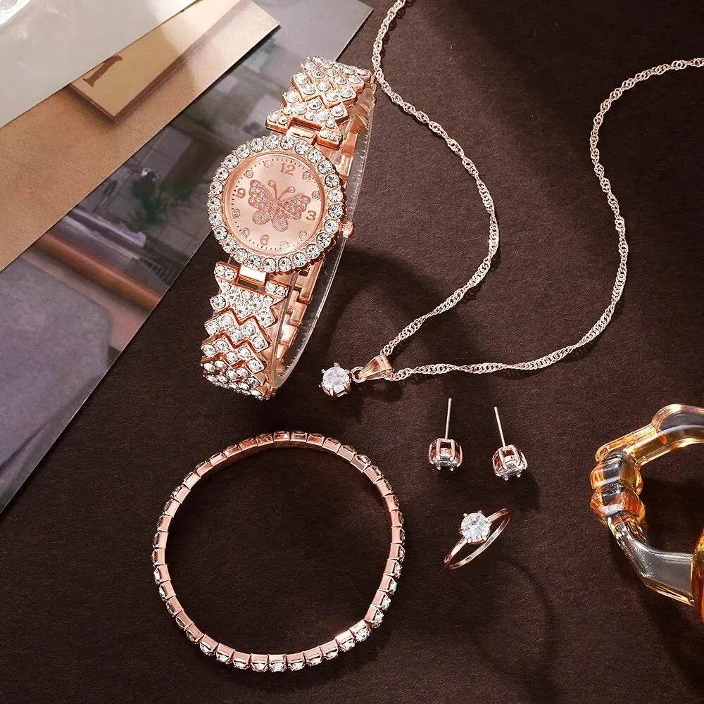 Luxe Rose Gold Jewelry Set Iron Phoenix GHG 2025 - Iron Phoenix GHG