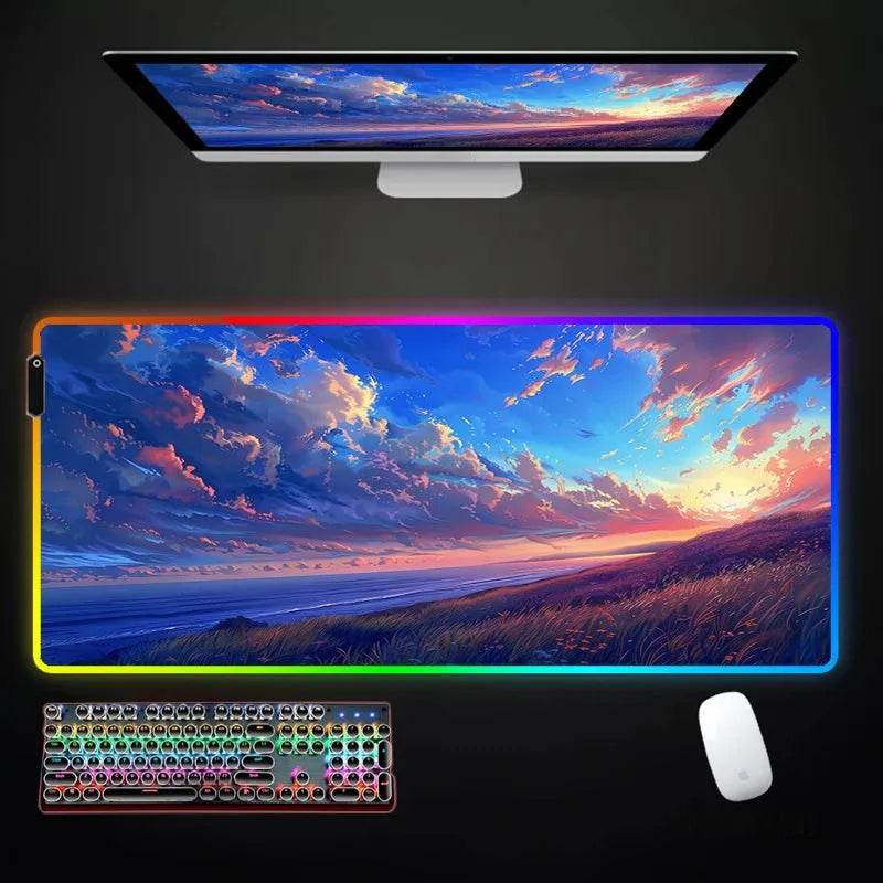 RGB Mousepad - Large Eco Japanese LED - Iron Phoenix GHG