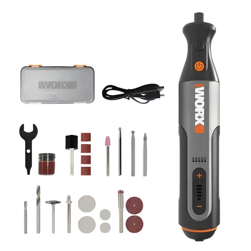 MIJIA 8V Cordless Rotary Tool – 28000RPM, USB Charging, 30+ Accessories - Iron Phoenix GHG