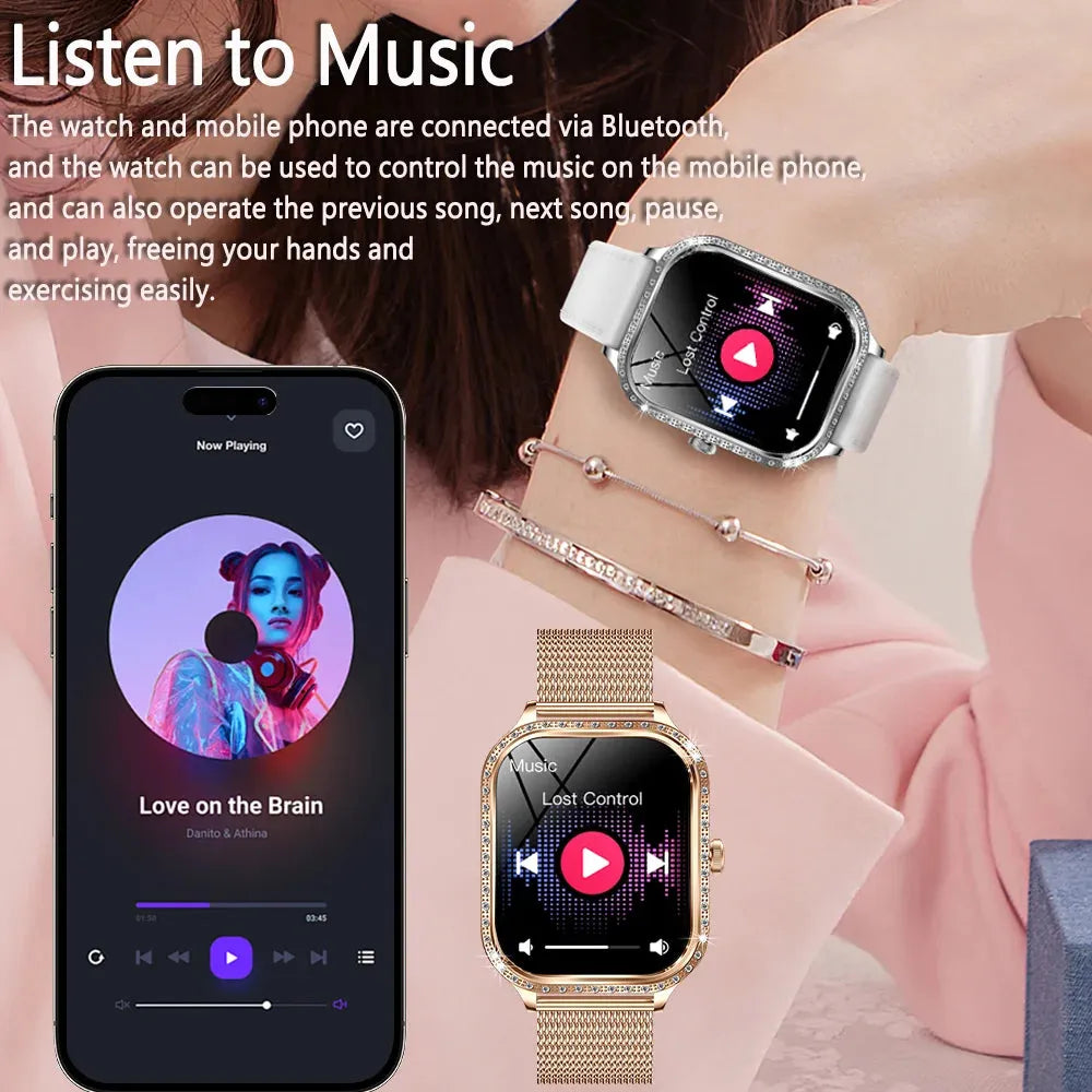 Smart Watch - Eco ChiBear 1.75" IP68 Fitness - Iron Phoenix GHG
