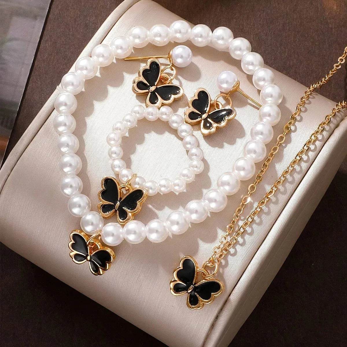 Five-Leaf Clover Jewelry Set (by FloraCharm) Eco 2025 - Iron Phoenix GHG