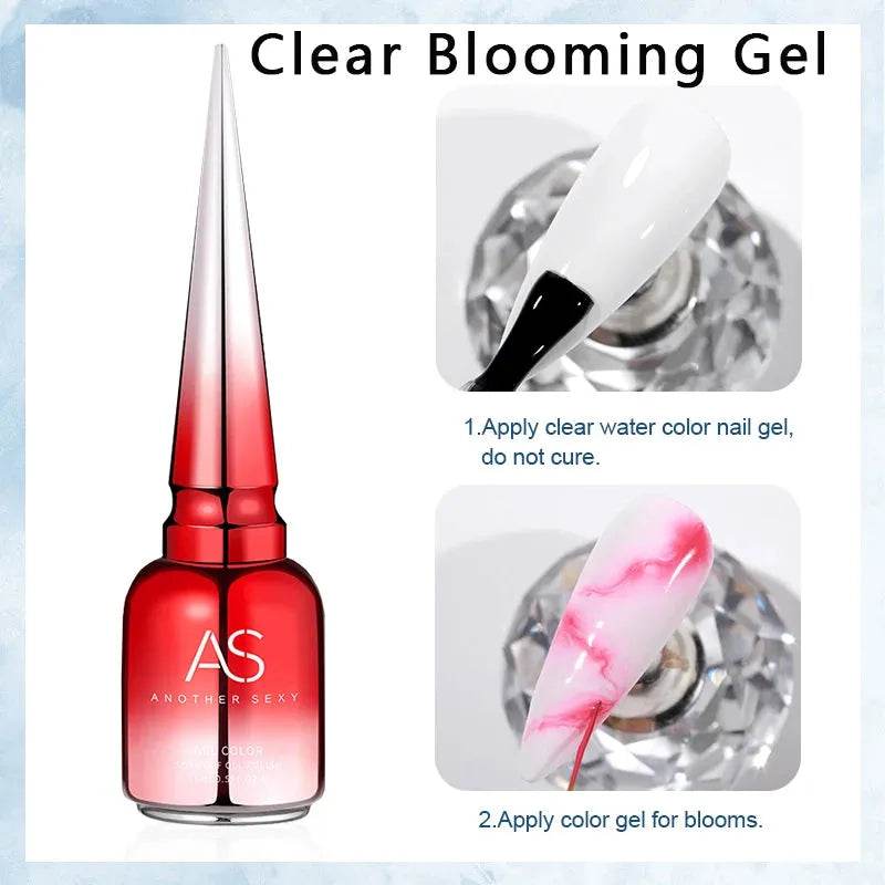 Clear Blooming Gel Polish 15ml Iron Phoenix GHG 2025 - Iron Phoenix GHG
