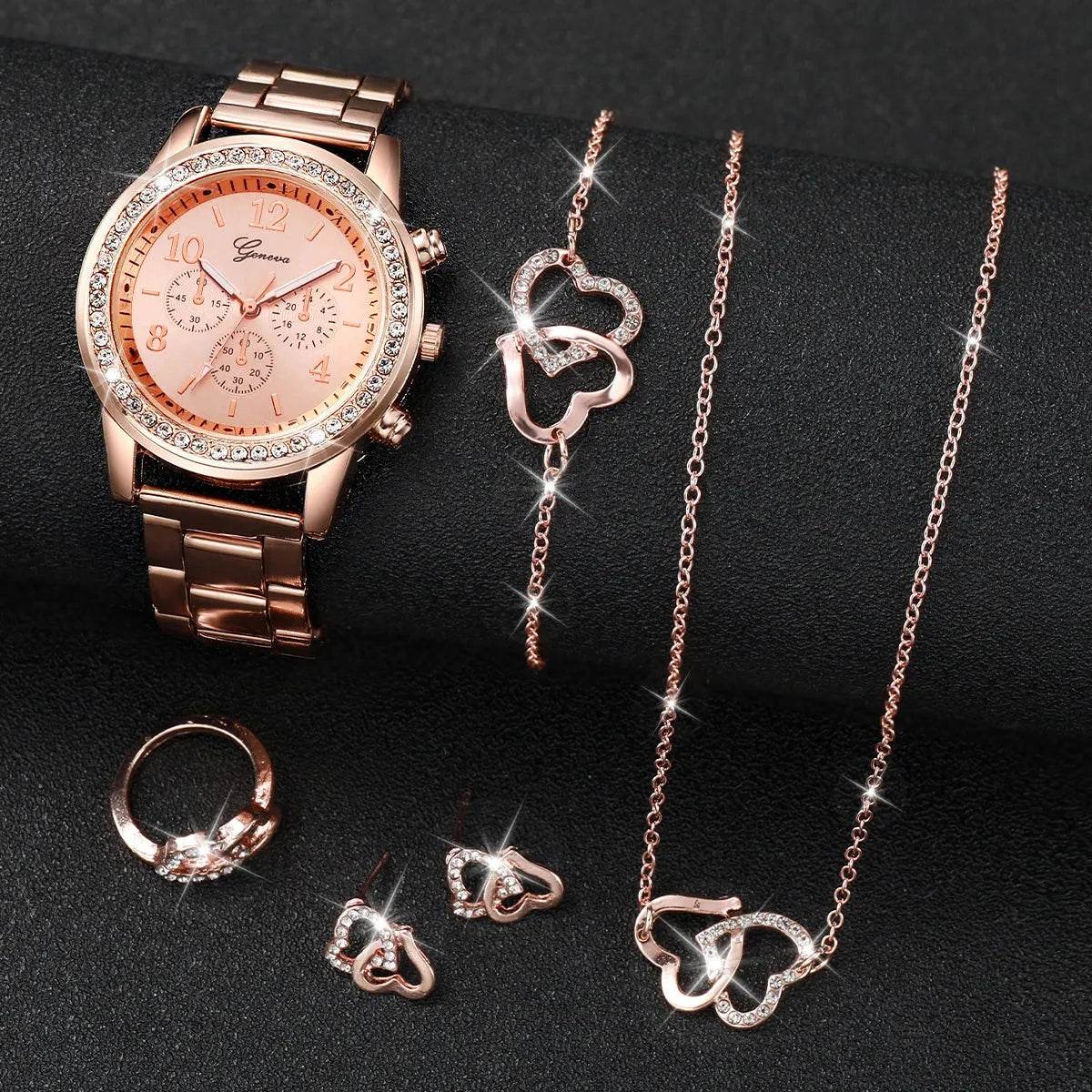 Women's Chic Jewelry Watch Set Iron Phoenix GHG 2025 - Iron Phoenix GHG