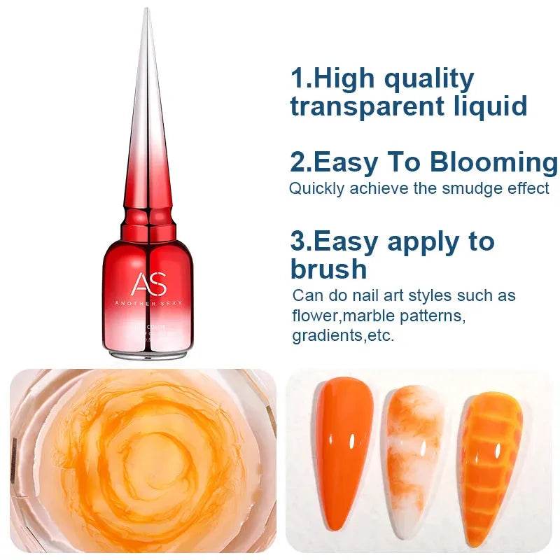 Clear Blooming Gel Polish 15ml Iron Phoenix GHG 2025 - Iron Phoenix GHG