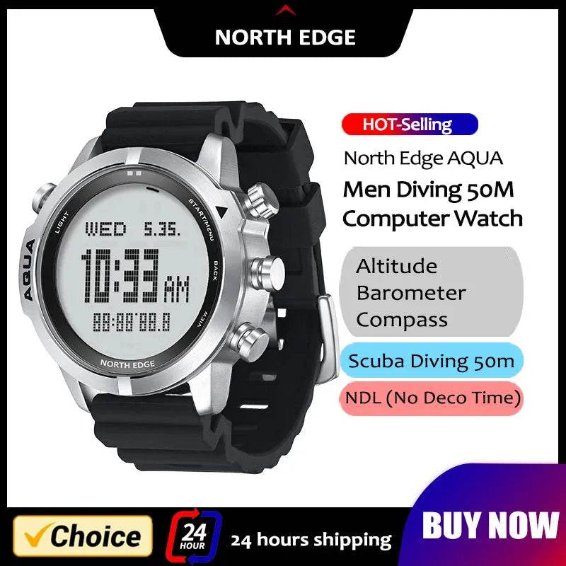 NORTH EDGE Dive Watch - Iron Phoenix GHG