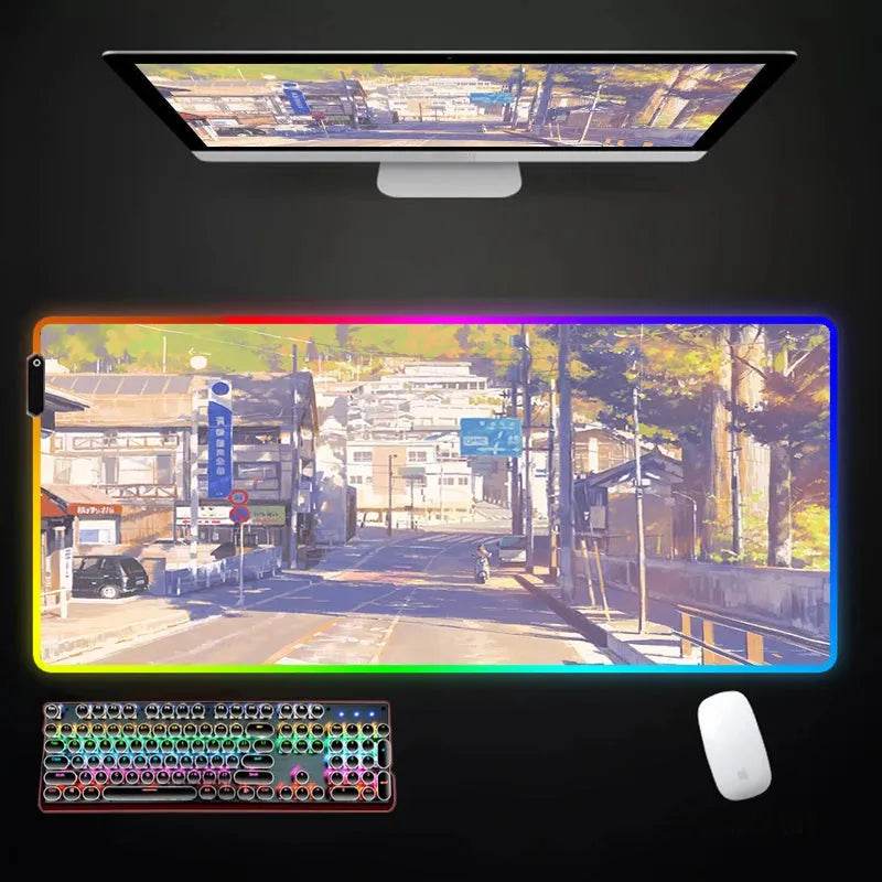 RGB Mousepad - Large Eco Japanese LED - Iron Phoenix GHG