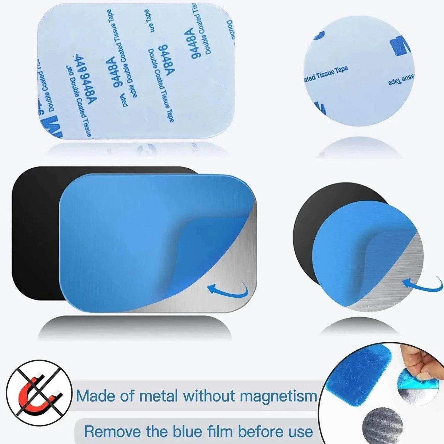 Magnetic Plate for Car Mount (by LISEN) Eco 2025 - Iron Phoenix GHG