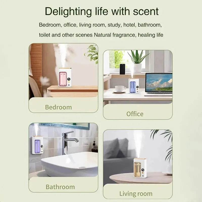 Automatic Aromatherapy Diffuser – USB-C Rechargeable, 1500mAh, 80㎡ - Iron Phoenix GHG