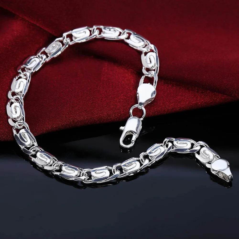 925 Sterling Silver Rope Bracelet 4mm (by SilverTwist) Eco 2025 - Iron Phoenix GHG